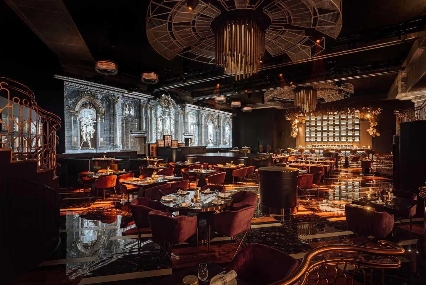 Elegant dining at DREAM Dubai restaurant, featuring stylish interiors and ambiance.